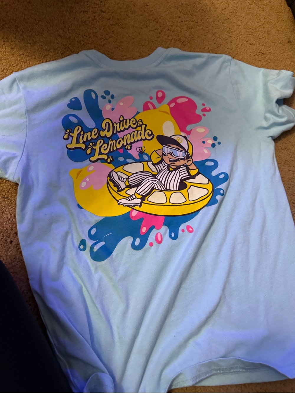 Kids Light Blue 'Live Drives Lemonade' Graphic Tee